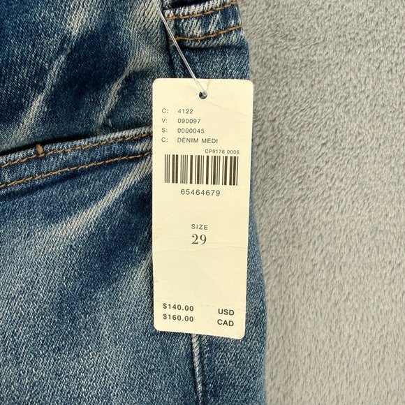 Anthropologie x Pilcro Jeans Bootcut Flare Blue Wash Denim Pants Womens size 29 - Picture 7 of 16